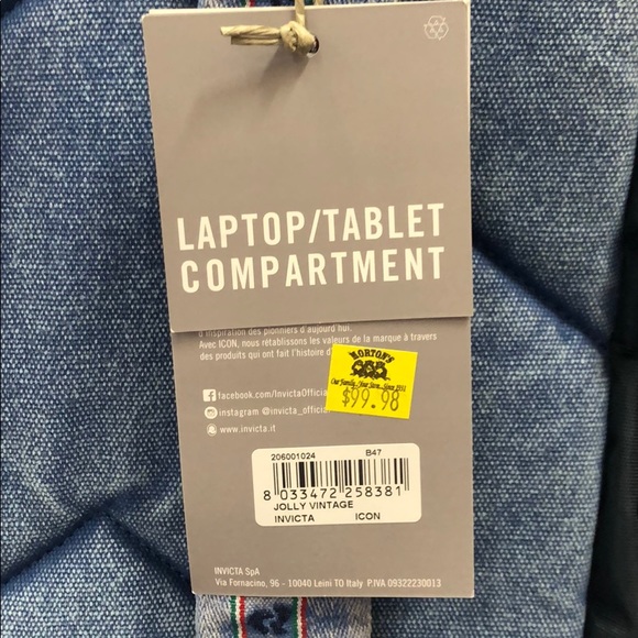 Invicta jolly laptop/tablet backpack - Picture 4 of 4